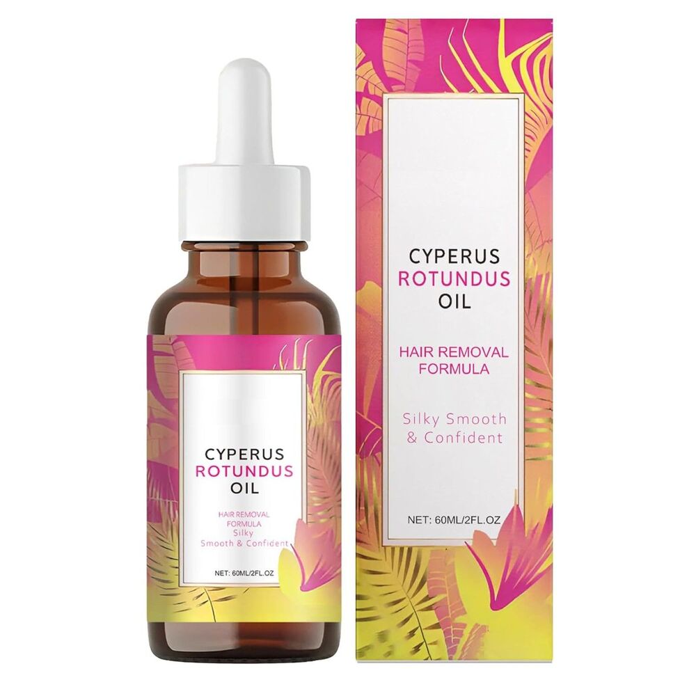 Cyperus Rotundus Oil for Hair Removal for Women or Men 60ml